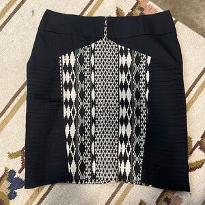 Anthropologie Herringbone Pattern Pencil Skirt sz 12